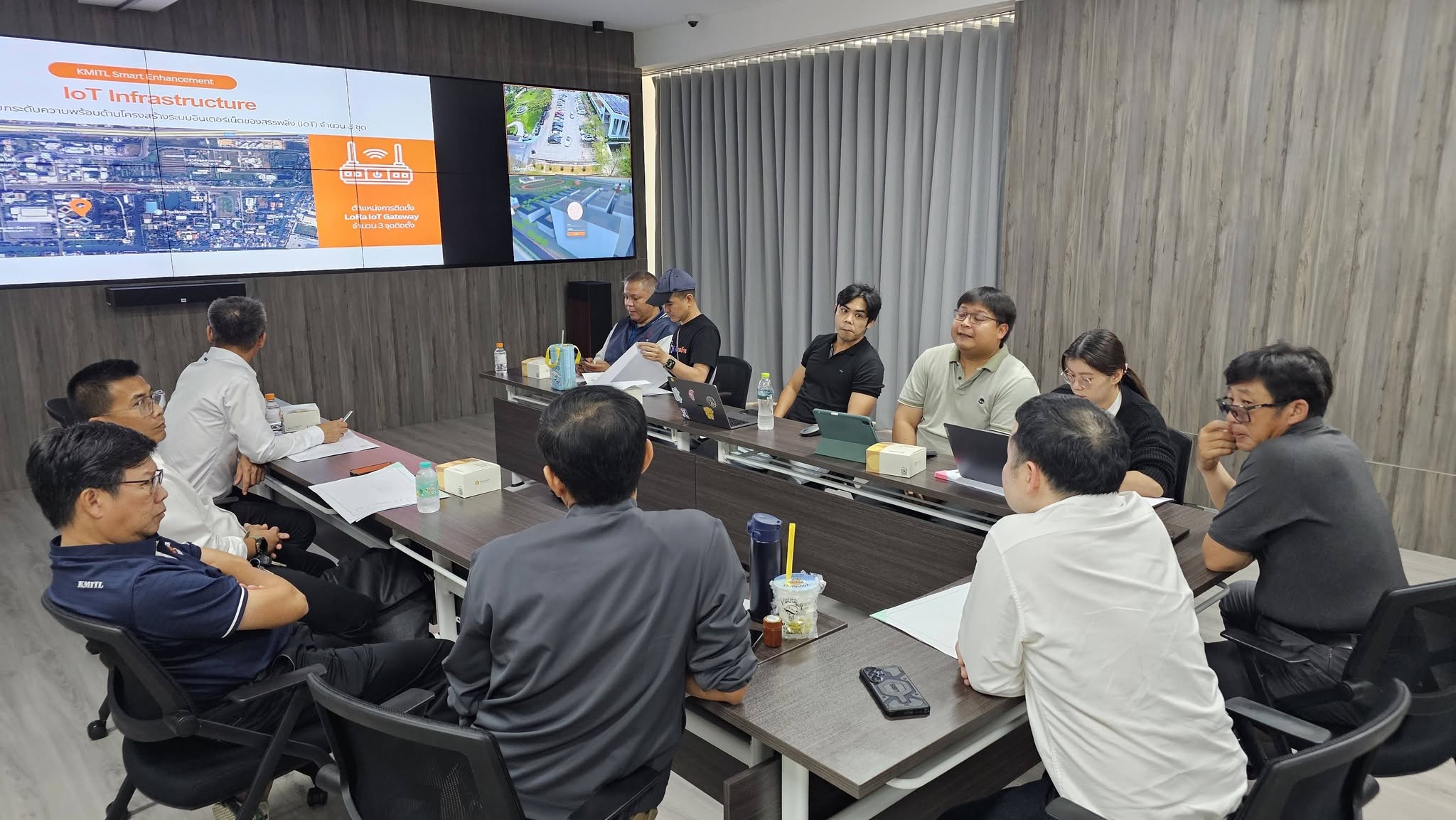 ประชุมแนวทางดำเนินงานโครงการ KMITL Campus Enhancement กับ 5 หน่วยงาน